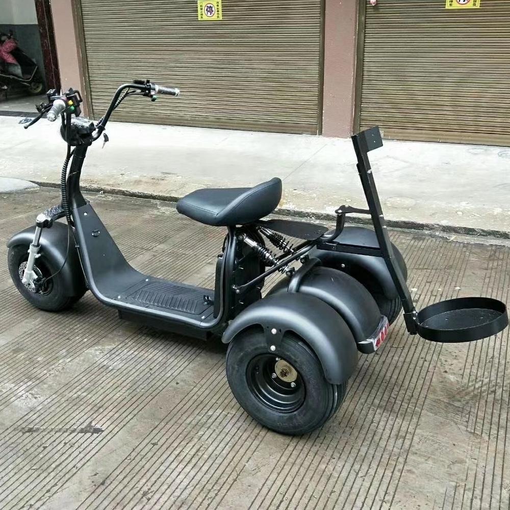 3 Wheel Golf Club Fat Tire Citycoco electric scooters powerful adult Sport Type Citycoco with Golf Frame